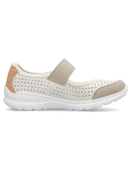 Komfortowe półbuty ażurowe rieker w rkr575