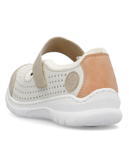 Komfortowe półbuty ażurowe rieker w rkr575