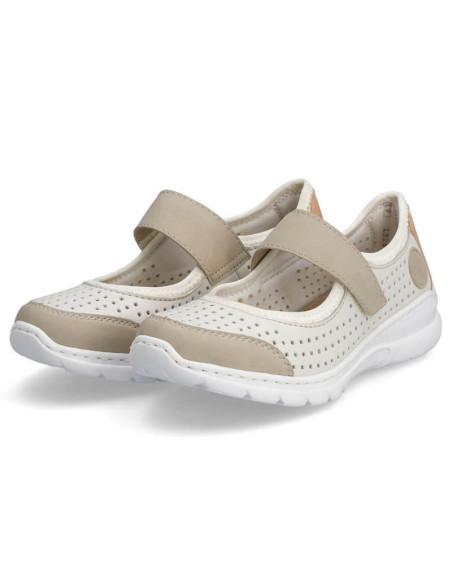 Komfortowe półbuty ażurowe rieker w rkr575