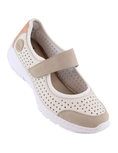 Komfortowe półbuty ażurowe rieker w rkr575