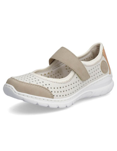 Komfortowe półbuty ażurowe rieker w rkr575