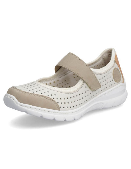 Komfortowe półbuty ażurowe rieker w rkr575