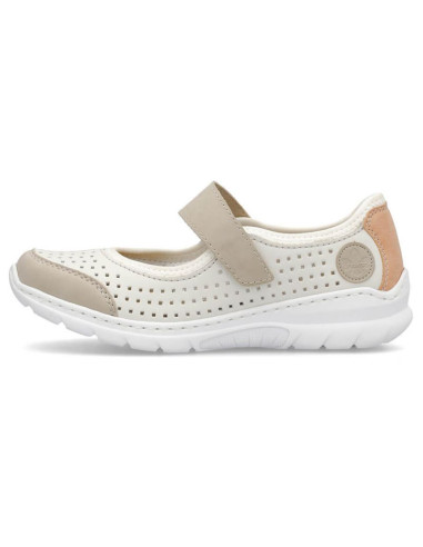 Komfortowe półbuty ażurowe rieker w rkr575