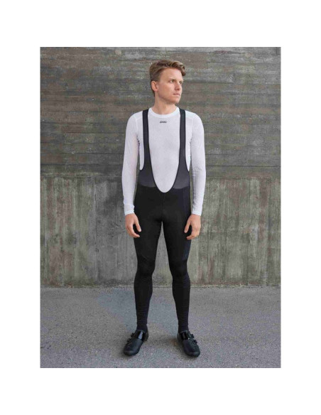 Spodnie rowerowe poc m's thermal cargo tights czarny