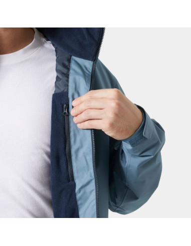 Helly hansen męska kurtka crew hooded midlayer jacket 2 34442 601