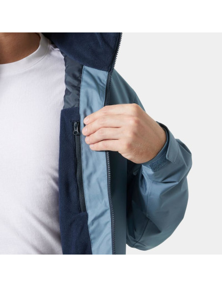 Helly hansen męska kurtka crew hooded midlayer jacket 2 34442 601