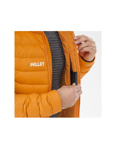 Kurtka millet m kamet down hoodie pomarańczowy