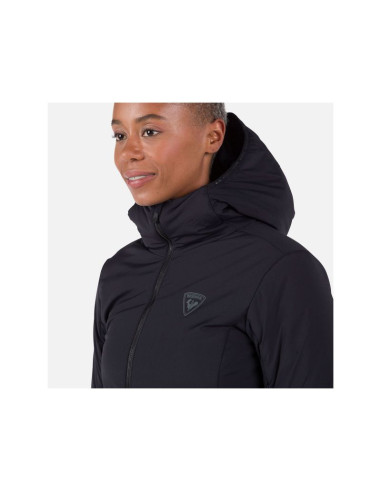 Kurtka rossignol w opside hoodie in heavy insul czarny