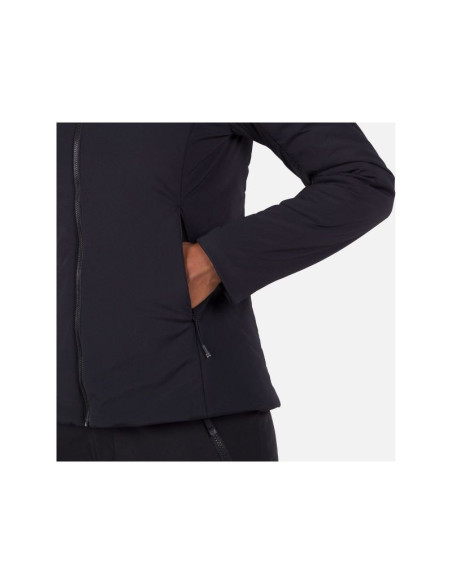 Kurtka rossignol w opside hoodie in heavy insul czarny