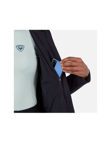 Kurtka rossignol w opside hoodie in heavy insul czarny