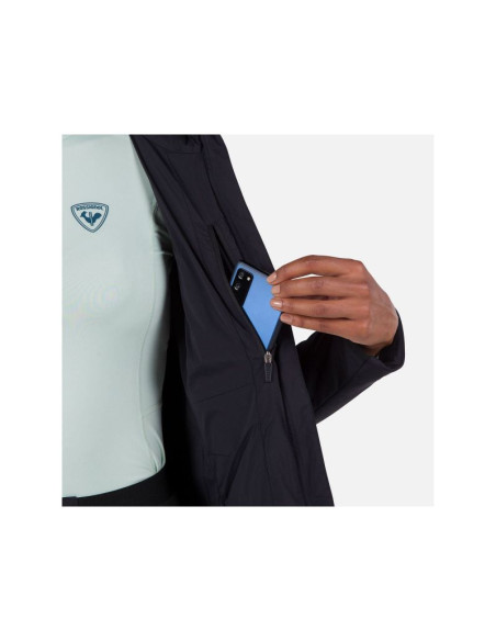 Kurtka rossignol w opside hoodie in heavy insul czarny