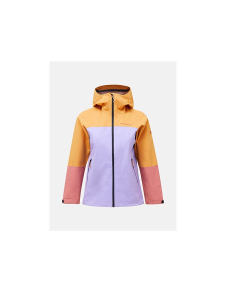 Kurtka peak performance w trail hipe shell jacket różowy