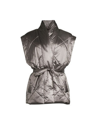 Kamizelka casall mellow wrap quilt vest szary