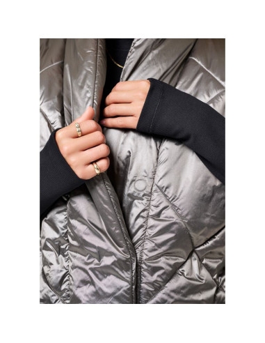 Kamizelka casall mellow wrap quilt vest szary