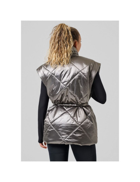 Kamizelka casall mellow wrap quilt vest szary