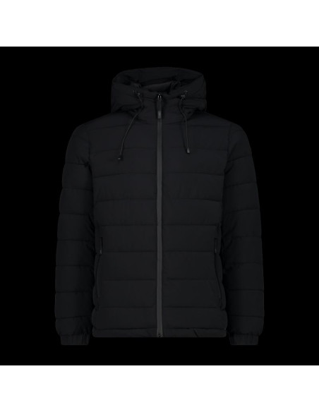 Kurtka zimowa męska cmp sportowa z kapturem ocieplana czarna (34k0167/u901)