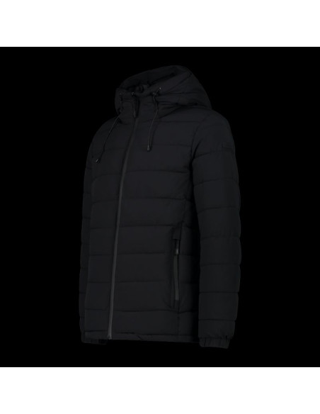 Kurtka zimowa męska cmp sportowa z kapturem ocieplana czarna (34k0167/u901)