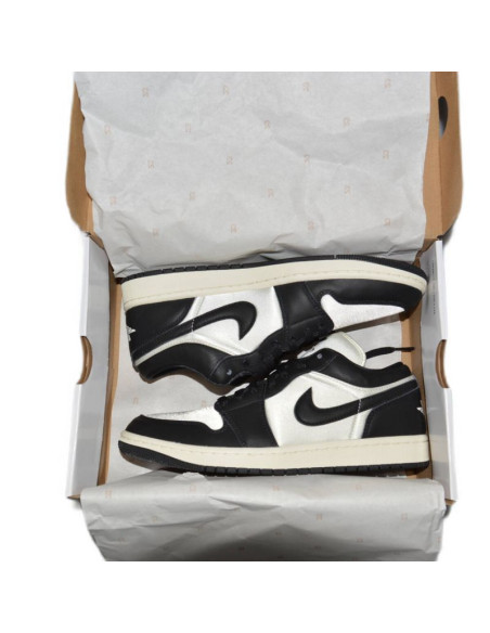 Buty sportowe air jordan 1 low se czarne - fb9893-101