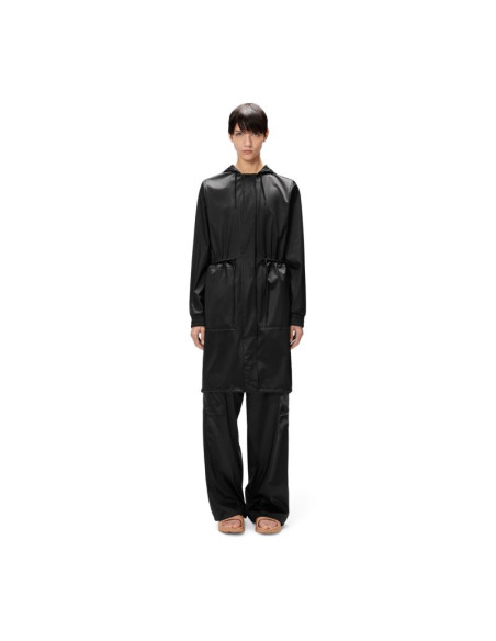 Rains płaszcz wodoodporny string w parka w3 18550 84 black grain