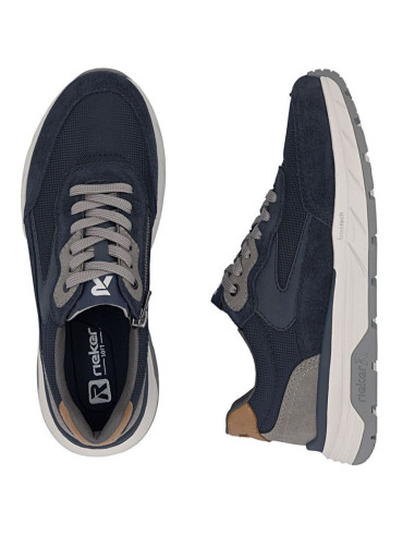 Półbuty sportowe męskie casual granatowe rieker 06100-15