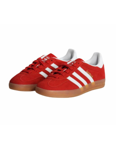 Buty damskie sportowe adidas gazelle indoor w czerwone - ji2063