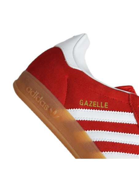Buty damskie sportowe adidas gazelle indoor w czerwone - ji2063