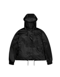 Rains damska kurtka przeciwdeszczowa string w jacket w3 18040 84 black grain