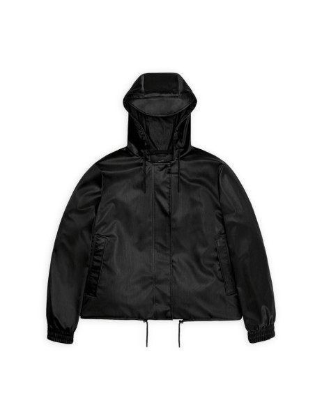 Rains damska kurtka przeciwdeszczowa string w jacket w3 18040 84 black grain