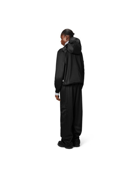 Rains damska kurtka przeciwdeszczowa string w jacket w3 18040 84 black grain