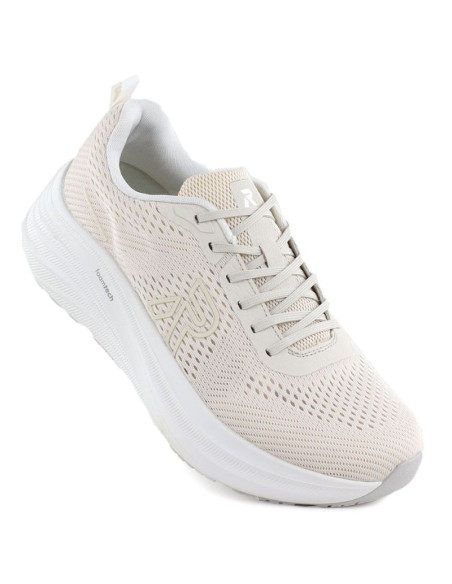 Półbuty sportowe damskie na platformie beżowe rieker w4101-60