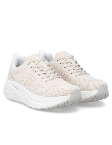 Półbuty sportowe damskie na platformie beżowe rieker w4101-60