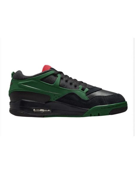 Buty sportowe sneakersy air jordan 4 rm black/gorge green - fq7939-003