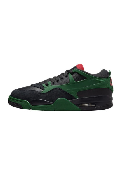 Buty sportowe sneakersy air jordan 4 rm black/gorge green - fq7939-003