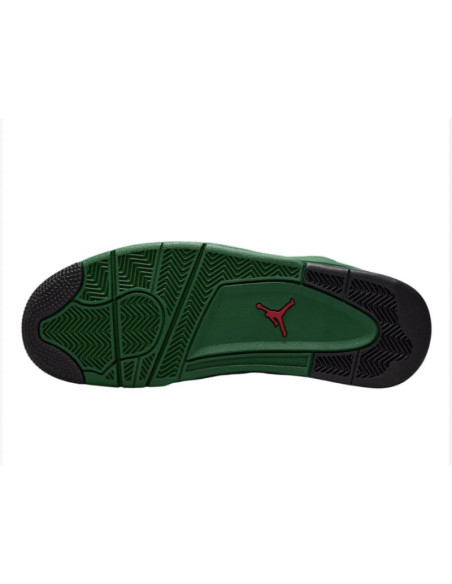 Buty sportowe sneakersy air jordan 4 rm black/gorge green - fq7939-003