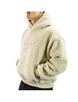 Karl kani bluza męska z kapturem teddy hoodie pd00008925 2