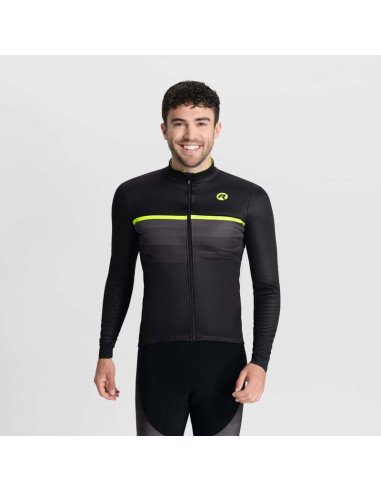 Rogelli kurtka zimowa hero ii czarny-fluor 3xl