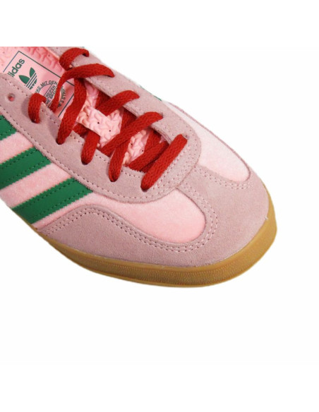 Buty damskie adidas gazelle indoor w pink velvet różowe - ji2713