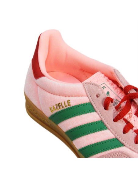 Buty damskie adidas gazelle indoor w pink velvet różowe - ji2713