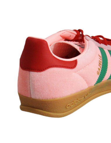 Buty damskie adidas gazelle indoor w pink velvet różowe - ji2713