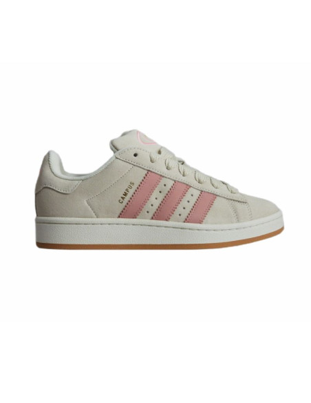 Buty sportowe damskie młodzieżowe adidas campus 00s w cream white / glow pink - ji2752