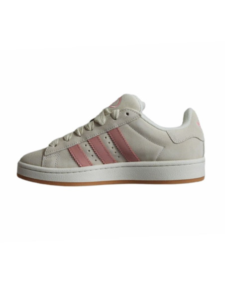 Buty sportowe damskie młodzieżowe adidas campus 00s w cream white / glow pink - ji2752