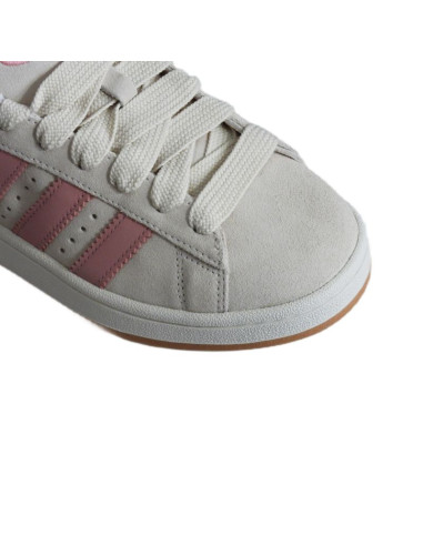 Buty sportowe damskie młodzieżowe adidas campus 00s w cream white / glow pink - ji2752