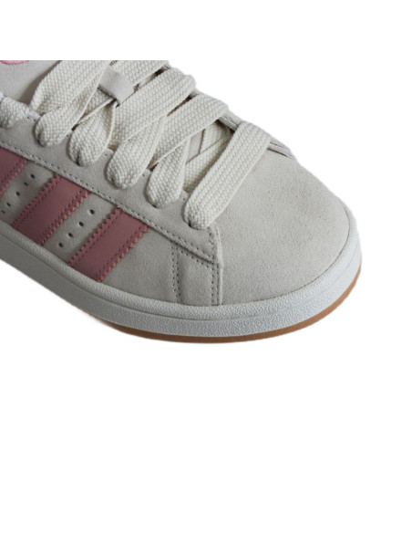 Buty sportowe damskie młodzieżowe adidas campus 00s w cream white / glow pink - ji2752