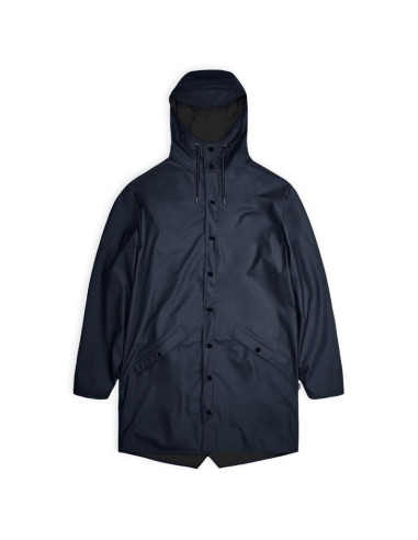Rains unisex długa kurtka przeciwdeszczowa long jacket w3 12020 47 navy