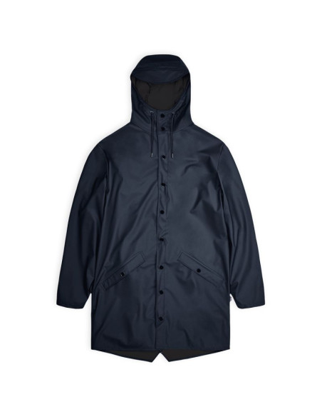 Rains unisex długa kurtka przeciwdeszczowa long jacket w3 12020 47 navy