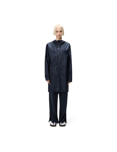 Rains unisex długa kurtka przeciwdeszczowa long jacket w3 12020 47 navy