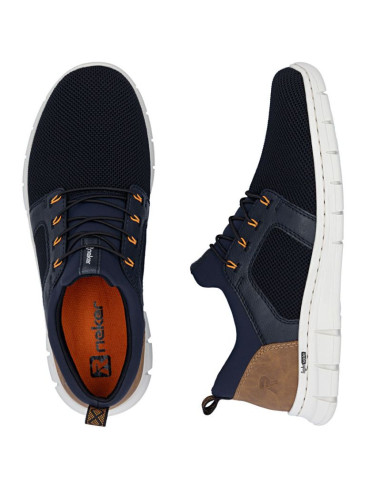Półbuty męskie sportowe komfortowe granatowe rieker b7796-14