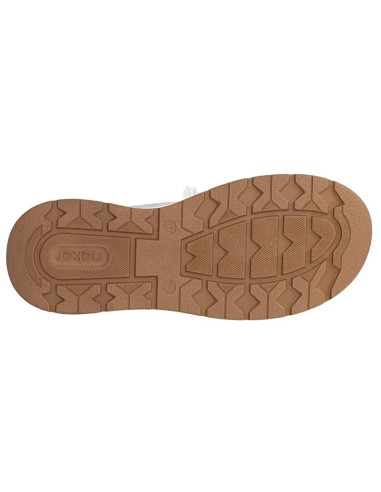 Półbuty damskie komfortowe beżowe rieker 44562-62