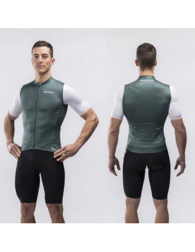 Biemme koszulka nature zielono biała xl