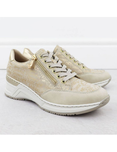 Sneakersy na koturnie rieker w